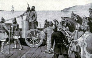 "Crossing the Hellespond" The Story of the Greeks, H. A. Guerber, Heritage History