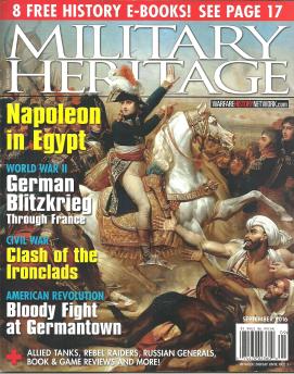Christopher Miskimon's review of the Roman Barbarian Wars, The Era of Roman Conquest, is featured in the September 2016 Issue of Military Heritage Magazine